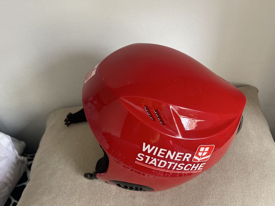 Casca ski rosie 55-56 cm