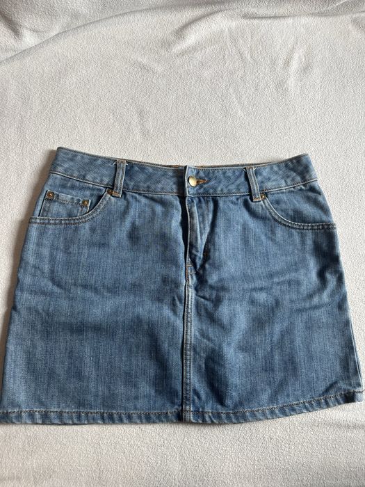 Къса дънкова пола