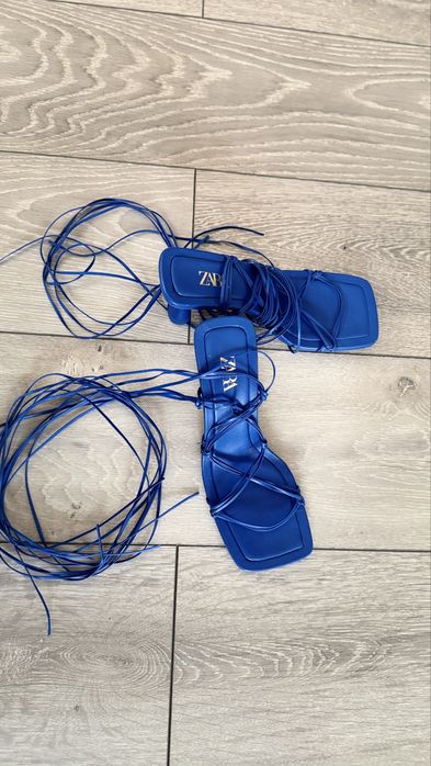 Сандали от Зара, кралско синьо