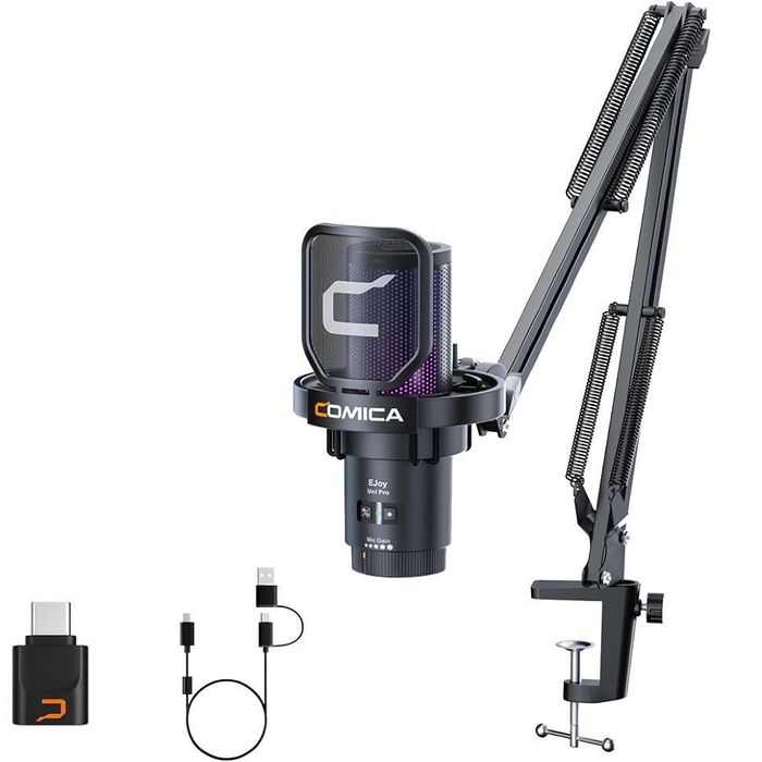 Микрофон Comica EJoy Uni Pro новый + пантограф