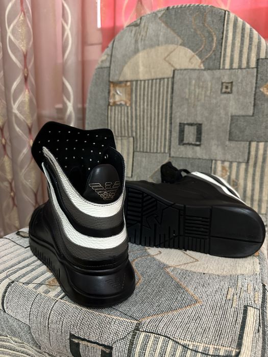 Высокие сникерсы от emporio armani