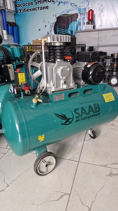 SAAB air comressor поршневой воздушный компрессор SG2055/100L 10 bar