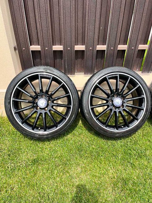 Roti: jante + anvelope + senzori originale Mercedes AMG 18" 7.5Jx18H2