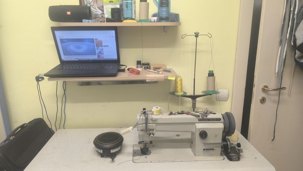 Шевна машина двоен транспорт