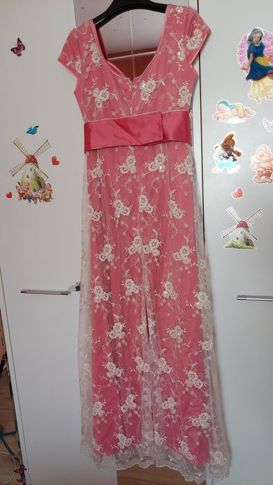 Rochie de seara -  mar.40, model lung, dantela