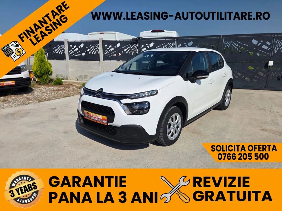 Citroën C3 An 2020/ 80000Km/ Leasing/ Garantie pana la 3ani fara limita Km