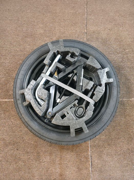 KIT Complet Roata Rezerva MICA SLIM 5x112 18'' 125/70/18 - OEM VW Golf Touran Sharan Arteon T-Roc Passat Skoda Octavia Superb Karoq Seat AUDI A3 NOUA