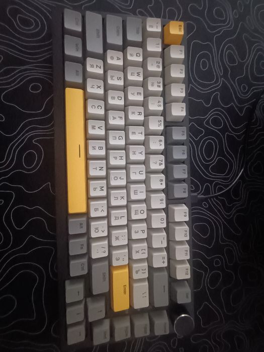 продам ajazz ak820 желто серый
