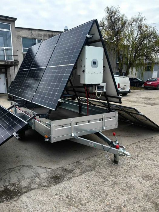 Kit fotovoltaic mobil pe remorca/peridoc – remorca solara