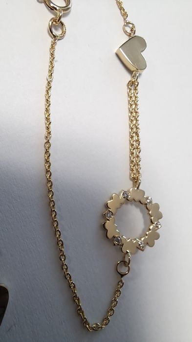 Bratara din aur 14k cu diamante naturale