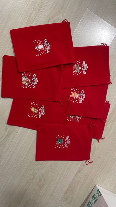 Подарочные новогодние мешочки