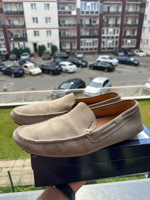 Mocasini Bărbați Church's Lowson II Bej Piele Întoarsă Mărimea 44 / UK 10