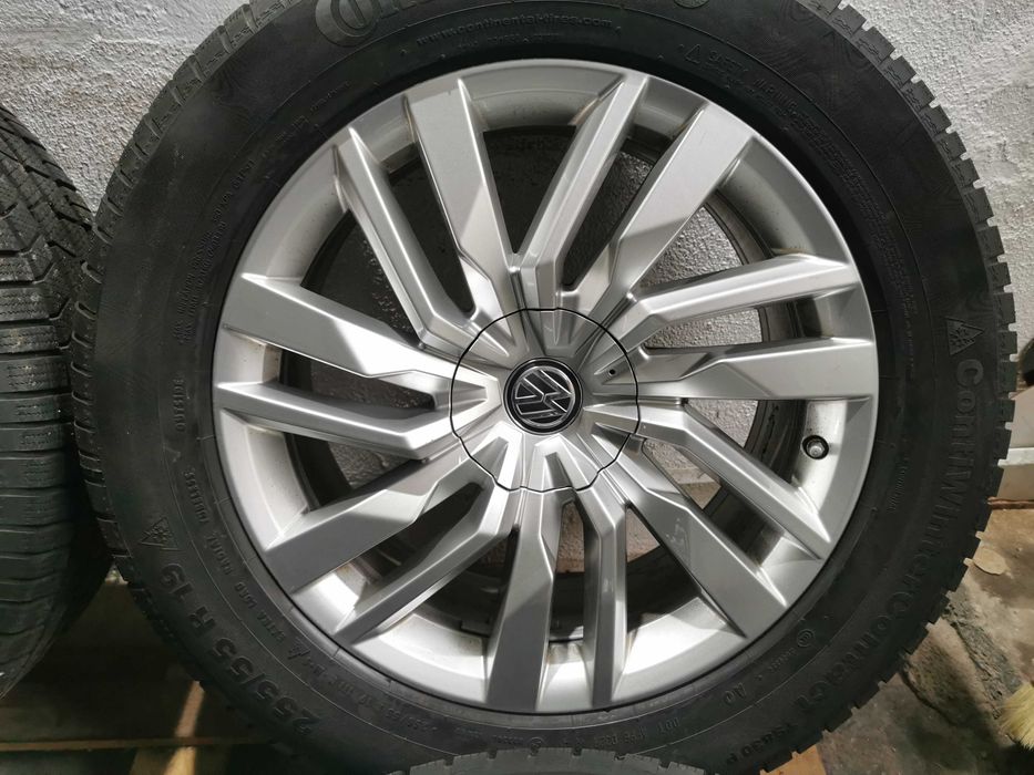 Jante Originale VW Touareg III .R 19 " OSORNO " cu anvelope de iarna