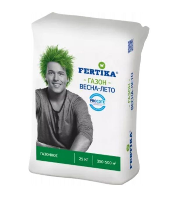 Удобрение-25кг/FERTIKA/газон/ВЕСНА-ЛЕТО