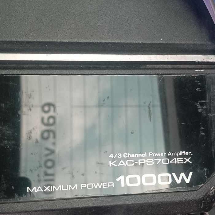 Kenwod 1000 w 4 kanali