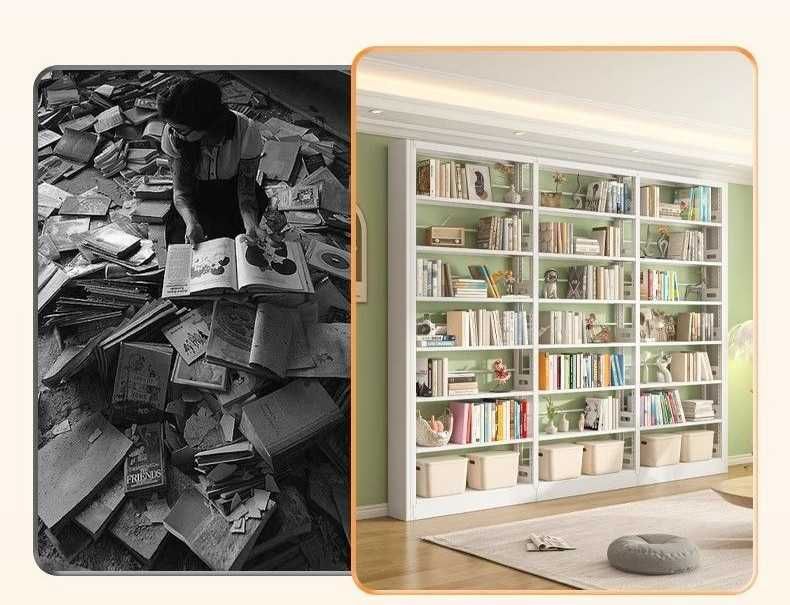 металлические книжные полки для книг\kitob uchun po'lat javon