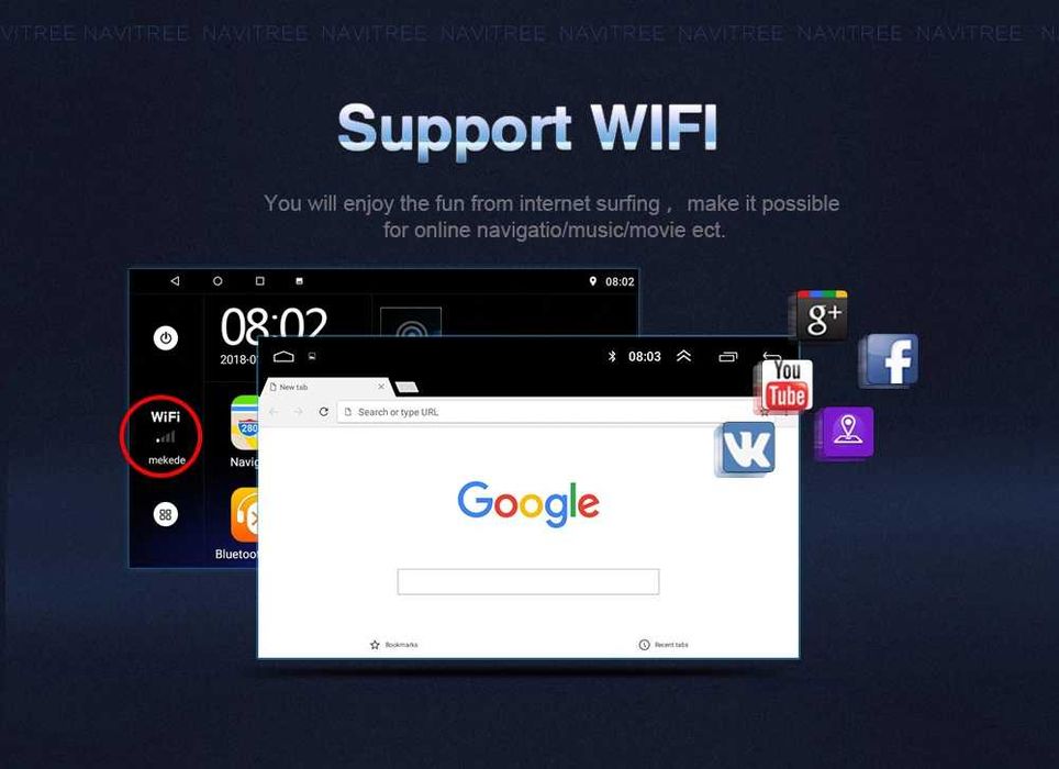 Мултимедия Двоен дин за HONDA CRV Андроид плеър Android Навигация CR-V