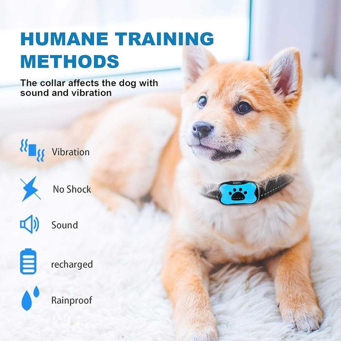 Автоматичен нашийник против лаене MASBRILL – С вибрация и звук