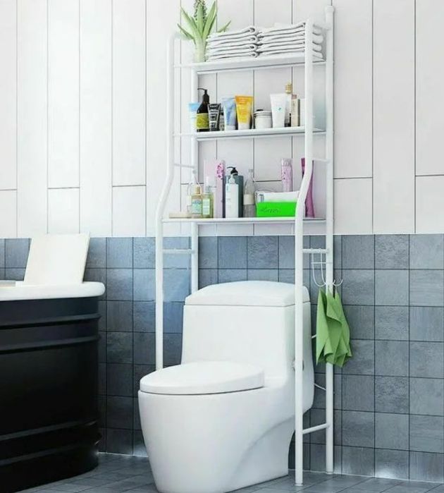 Етажерка с три рафта за баня, тоалетна, мокро помещение