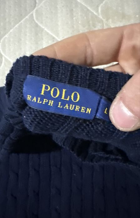 Polo Ralph Lauren Cable-Knit Cotton Crewneck Jumper