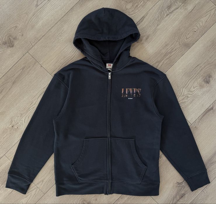 Hanorac LEVIS cu Fermoar Albastru Barbati | Marime M