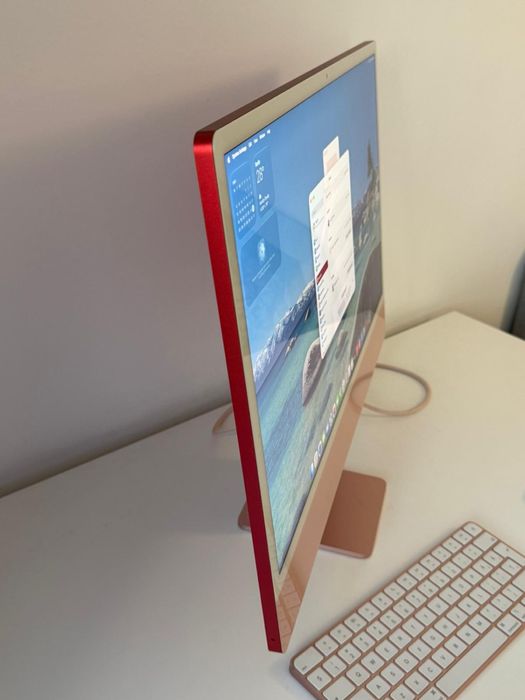 Apple iMac Retina 24 inch 2021 M1 8 gb ram 256 ssd Red Bucuresti