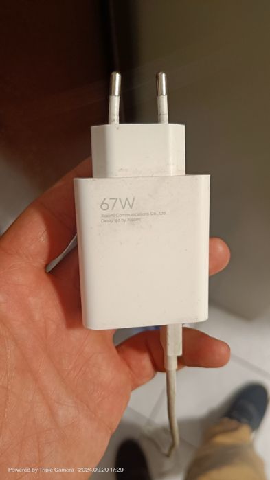 Зарядное устройство оригинал 67w