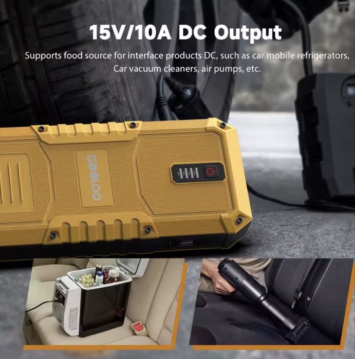 Стартер за кола 4000А /26800MAH