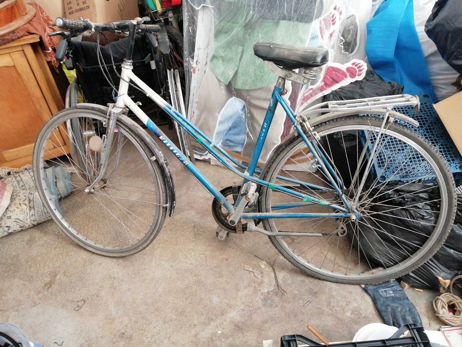 Bicicleta usoara, aluminiu, albastra Villiger dama