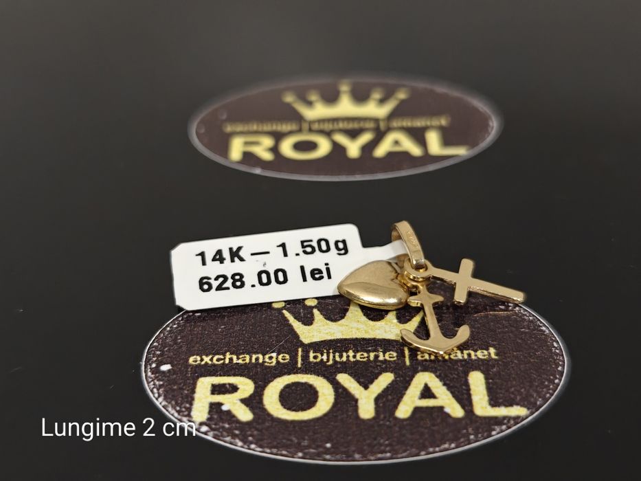 Bijuteria Royal: Pandantiv aur 14k/1.50 gr