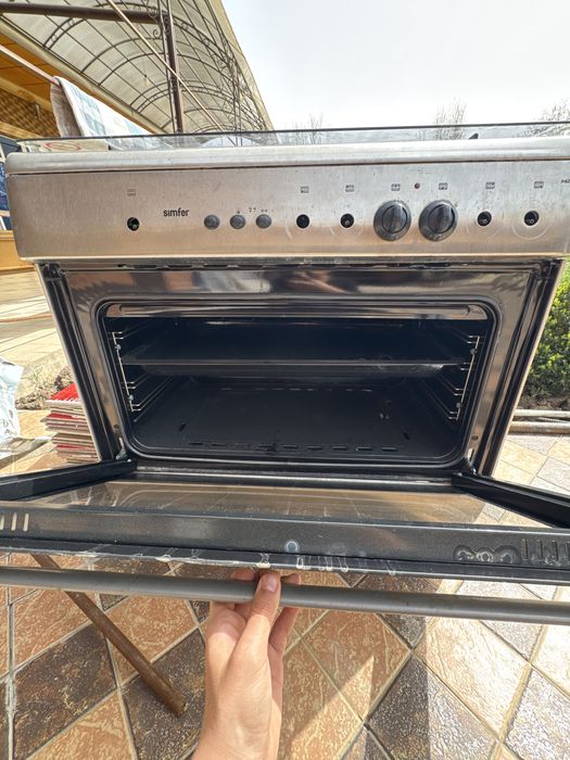 Электрическая газ плита