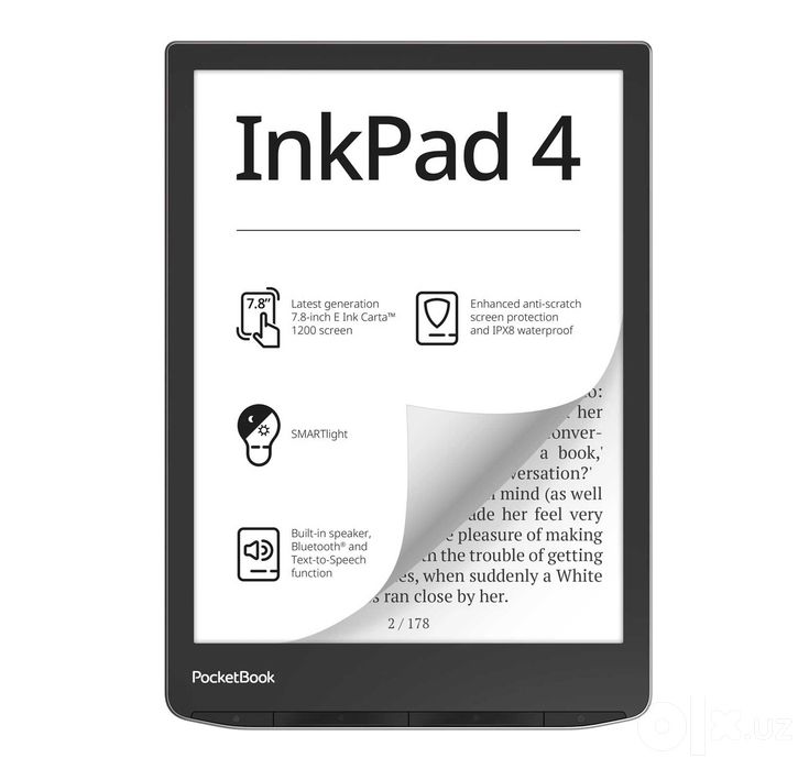 PocketBook 743G InkPad 4 (Stardust Silver) — электронная книга