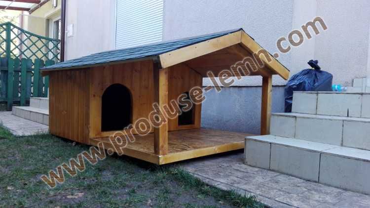 Cusca,cotet caine din lemn,izolat termic - Model Dublu