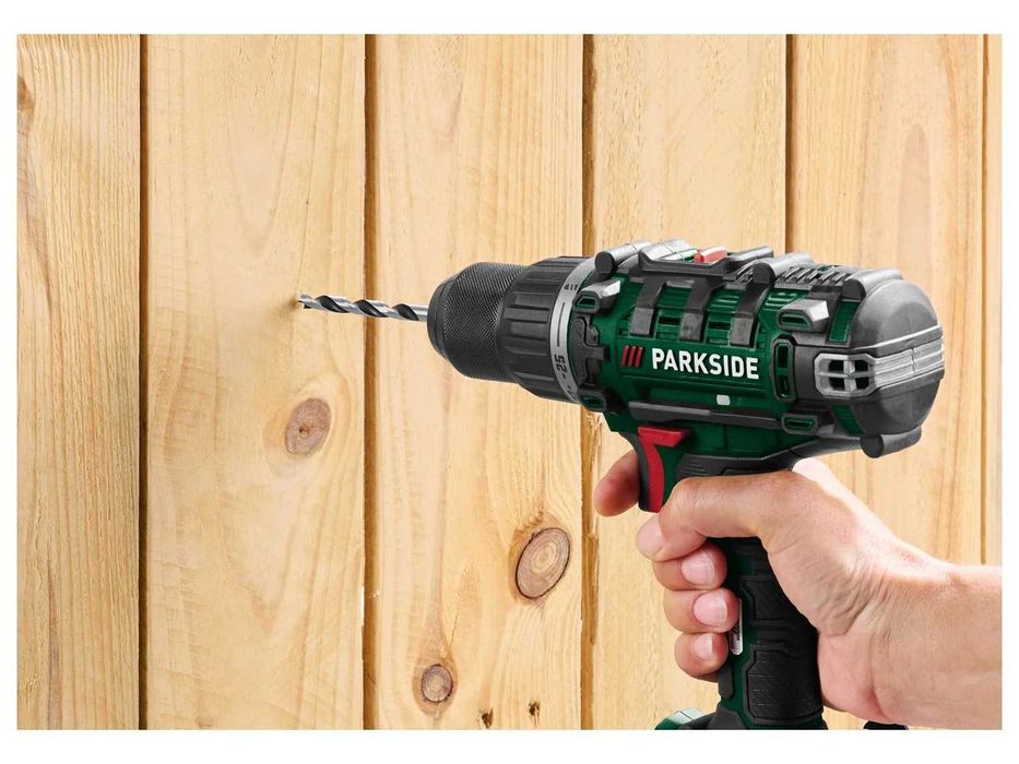 PARKSIDE PABS 20-Li I9 комплект винтоверт,зарядно и 2бр.батерия и множество ръчни инструменти,в практичен куфар