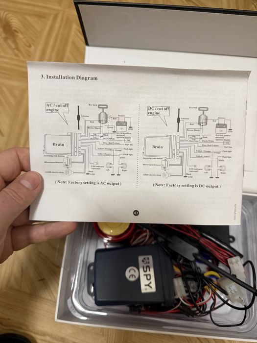 Аларма дистанционо палене за мотоциклети и скутери,