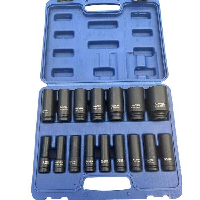 Комплект ударни вложки Hawek 1/2" 16-части 6стен