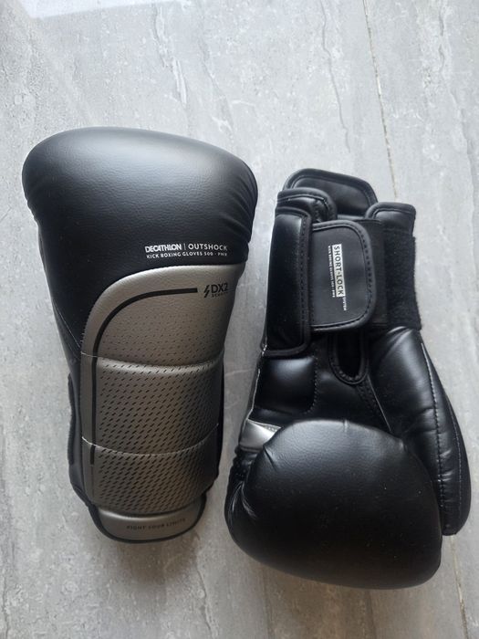 Set echipament Kickbox Manusi, Tibiere
