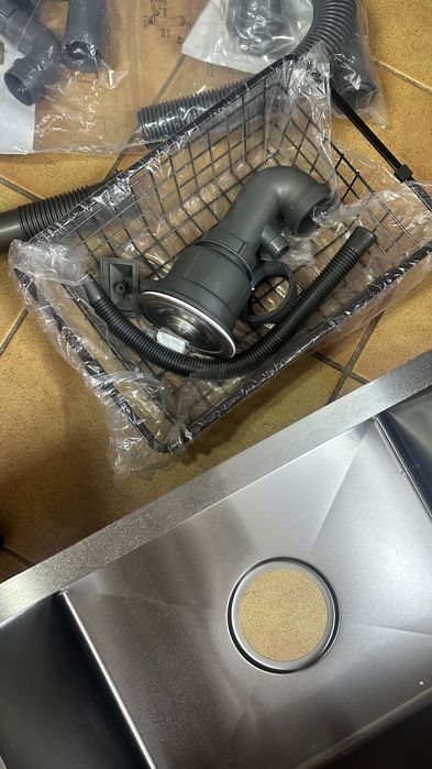 Chiuvetă de bucătărie - inox - negru