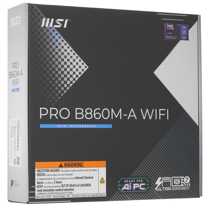 - Материнская плата MSI PRO B860M-A WIFI