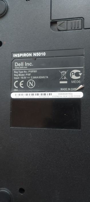 Продам ноутбук  Dell Inspiron N5010