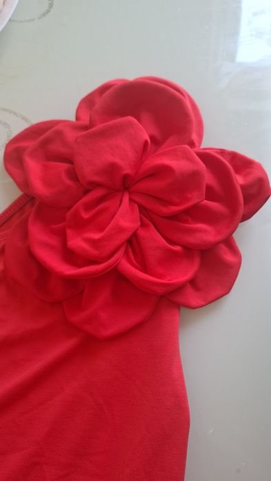 Дамско червено боди