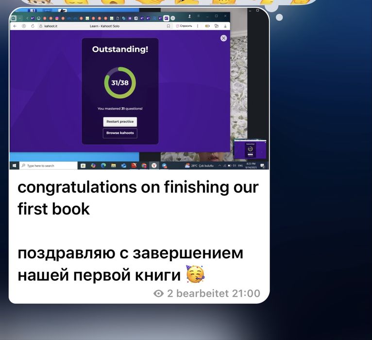 5-15 yoshli bolalar uchun ingliz tili - onlayn yoki uyi gizga borib
