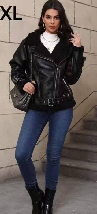 Кожаная дублëнка