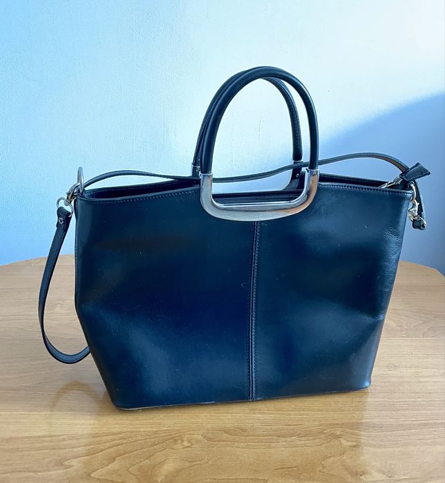 Geanta piele naturala made Italy