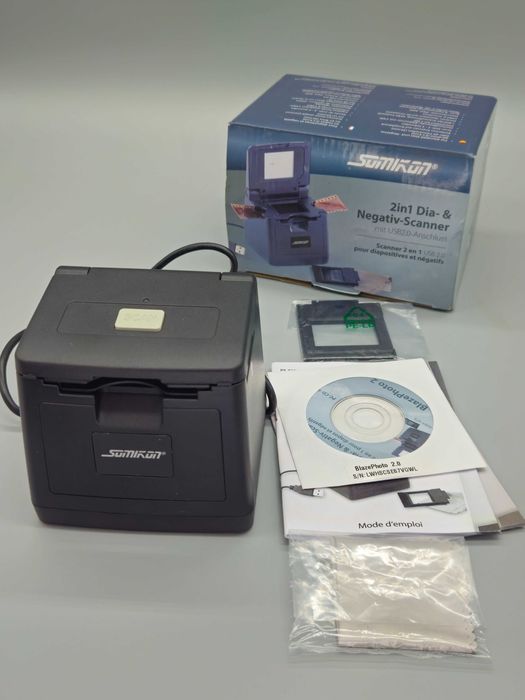 2в1 USB скенер за диапозитиви и негативи (35mm) Somikon,дигитализиране
