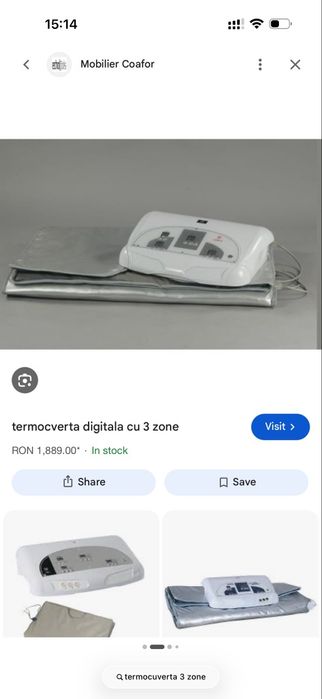 Termocverta digitala cu 3 zone