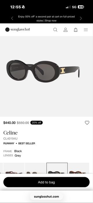 Слънчеви очила Celine CL40194U