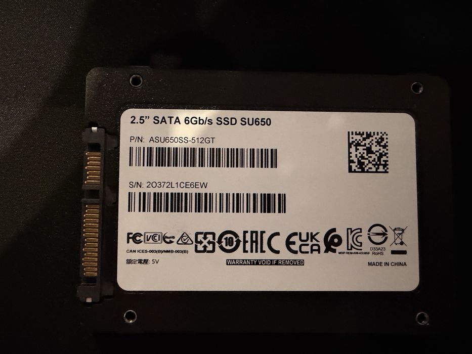 Ssd adata su650 500gb 100% sanatate