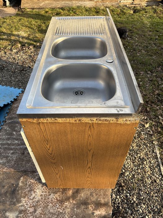 Chiuveta dubla + masca chiuveta