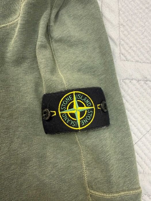 Stone Island свитер зелёный Oригинал